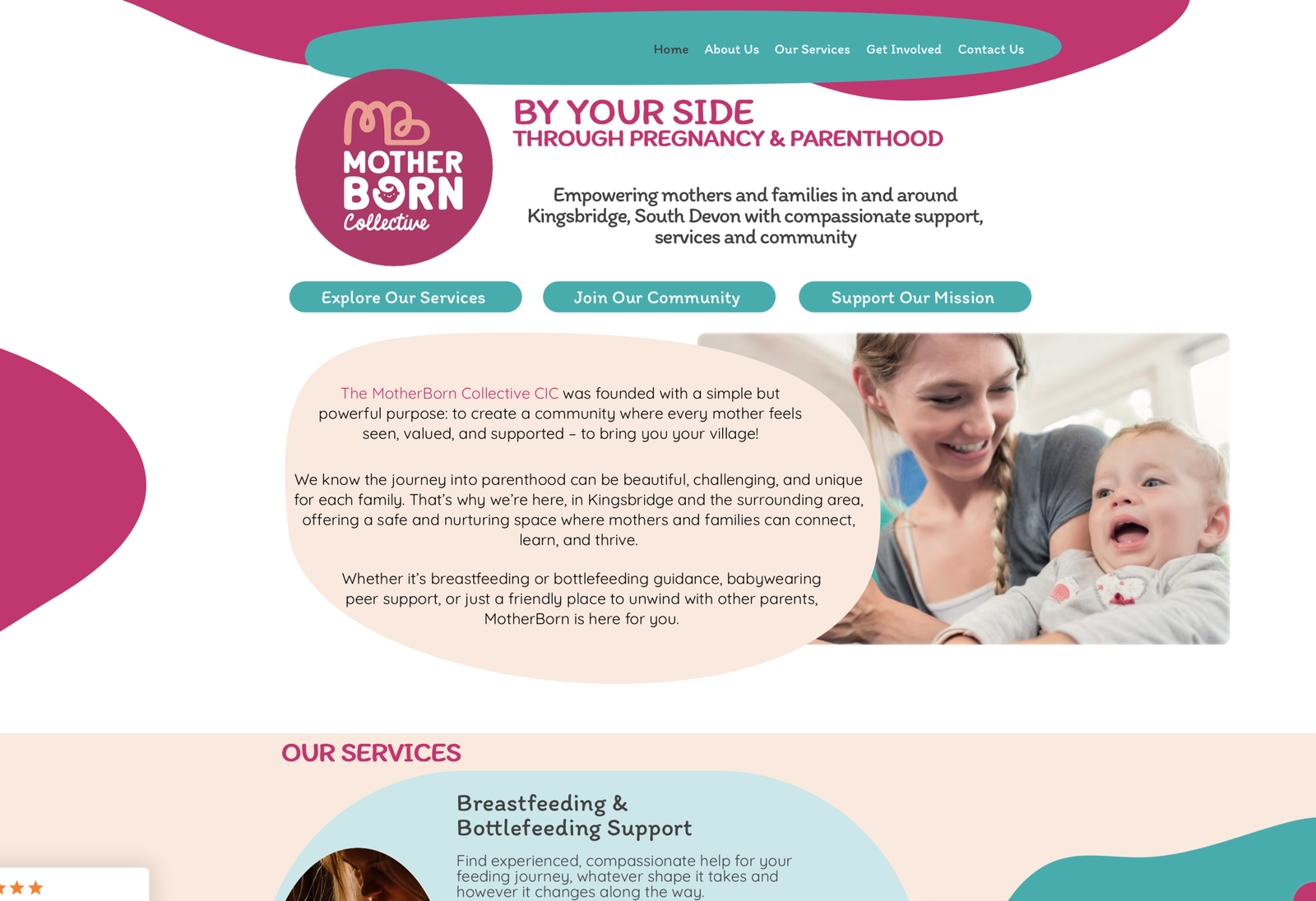 Motherborn Collective website